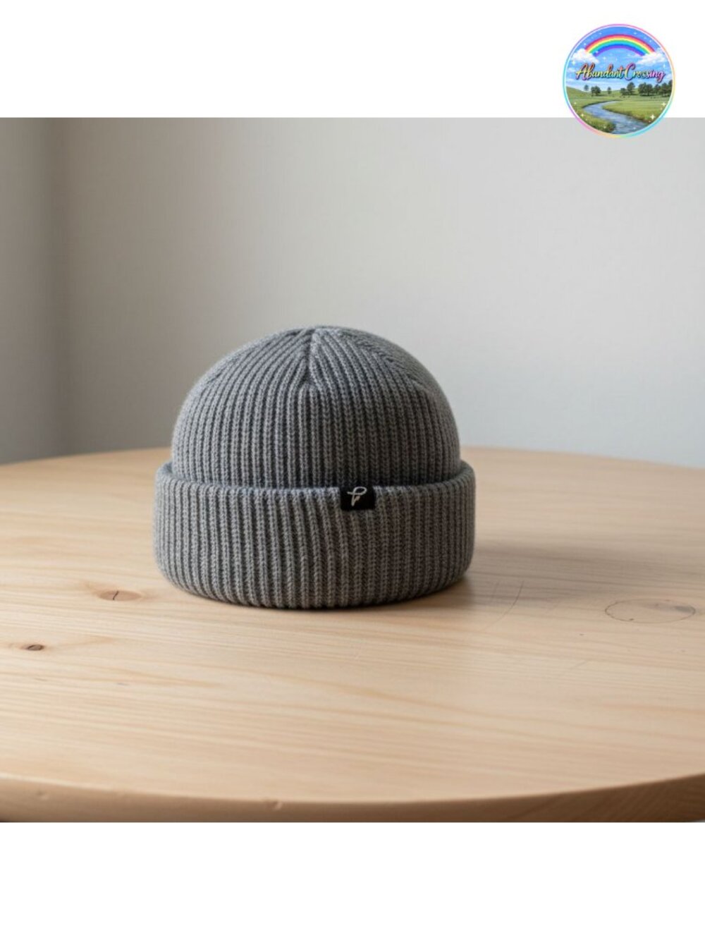Merino Wool Blend Short Fisherman Beanie Lightweight Warm Winter Hat